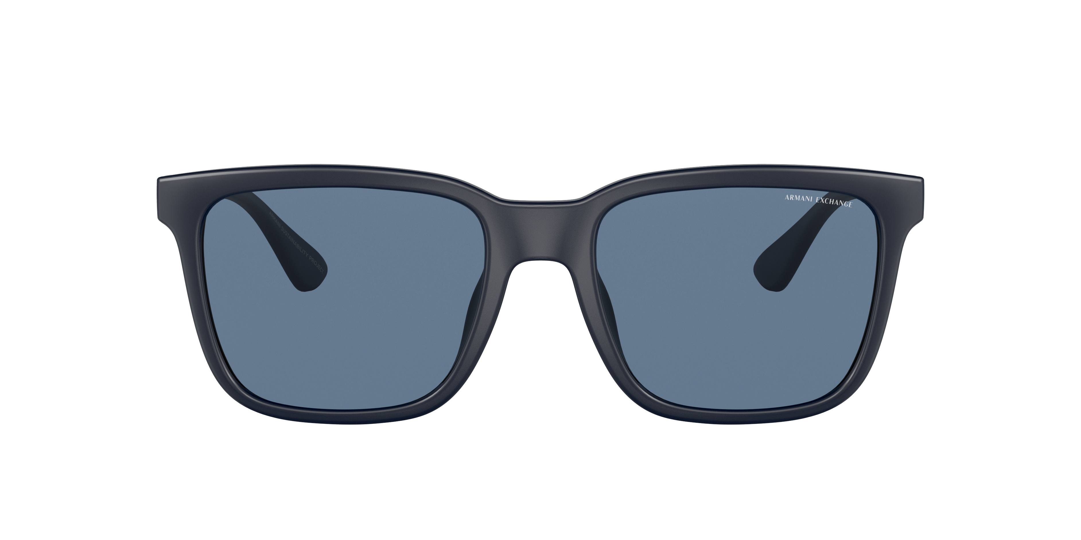 Armani Exchange 0ax4108sf Sunglasses Matte Blue / Blue Mirror for Men | Lyst